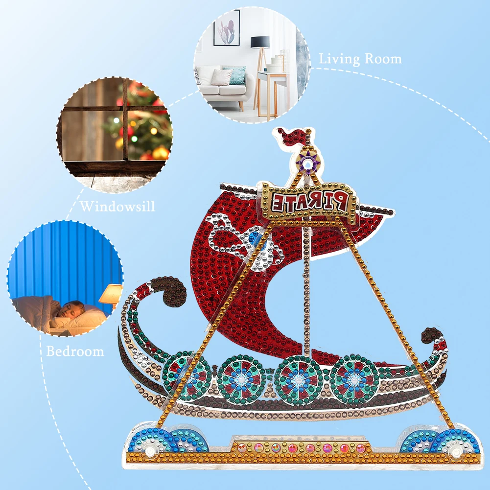 

3D DIY Diamond Painting Kit Home Decoration Gifts for Boys/Girls Toy For Living Room DIY Diamond Ferris Wheel Toy