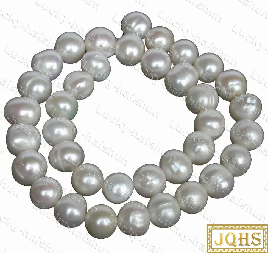 

JQHS Natural Potato Baroque 36mm White South Sea Pearls Loose Beads 38cm C731 For Pearl Glass Beads For Jewelry Making