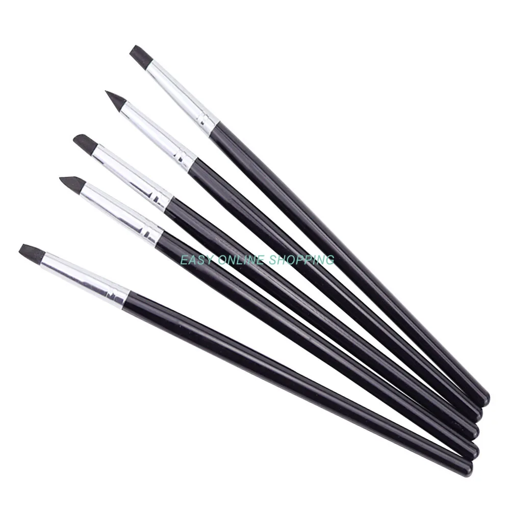 

5Pcs Dental Resin Brush Pens Dental Shaping Silicone Adhesive Composite Cement Porcelain Teeth Dentist Tools Dentistry lab tool