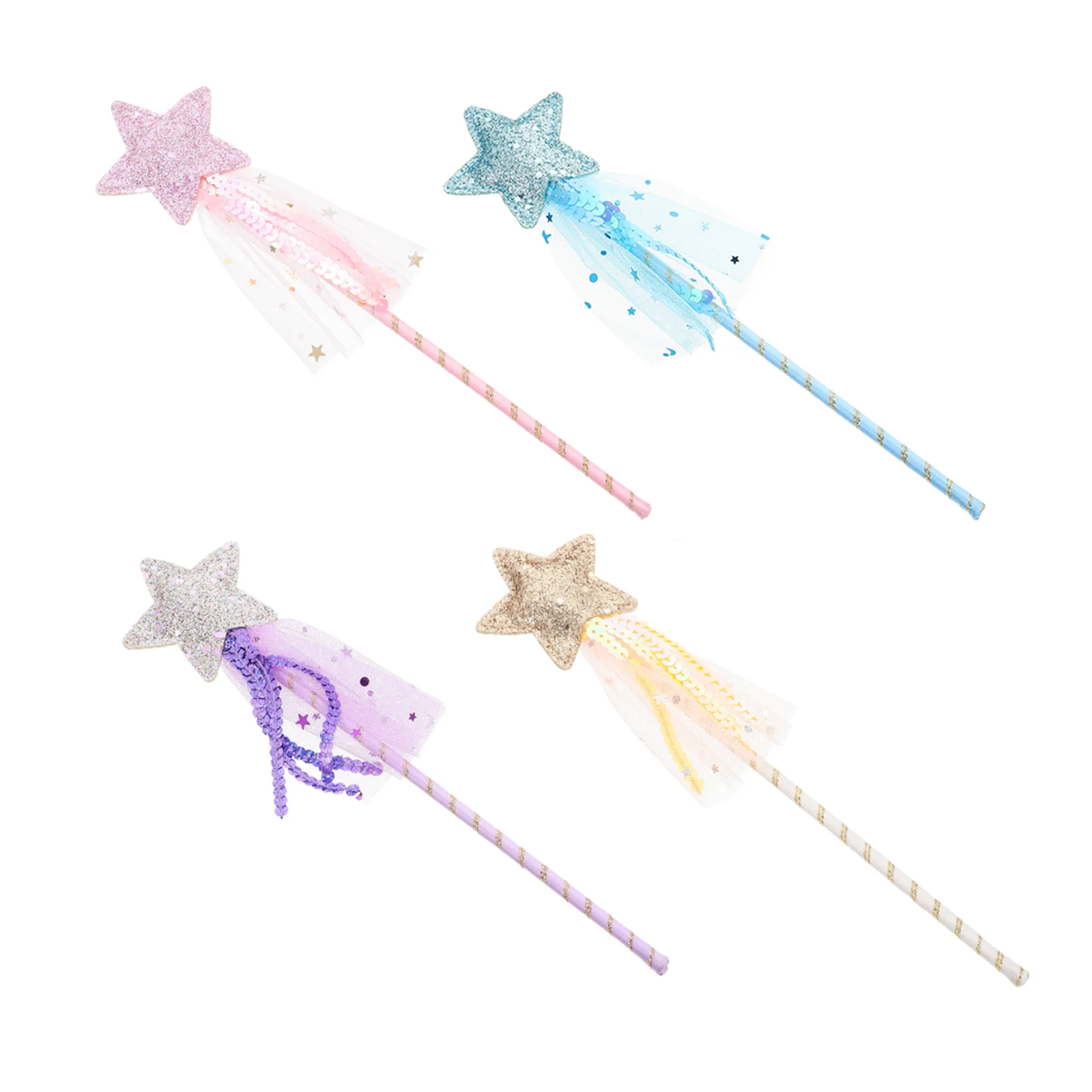 4 шт. сказочная палочка декоративная звезда реквизит дизайнерская игрушка