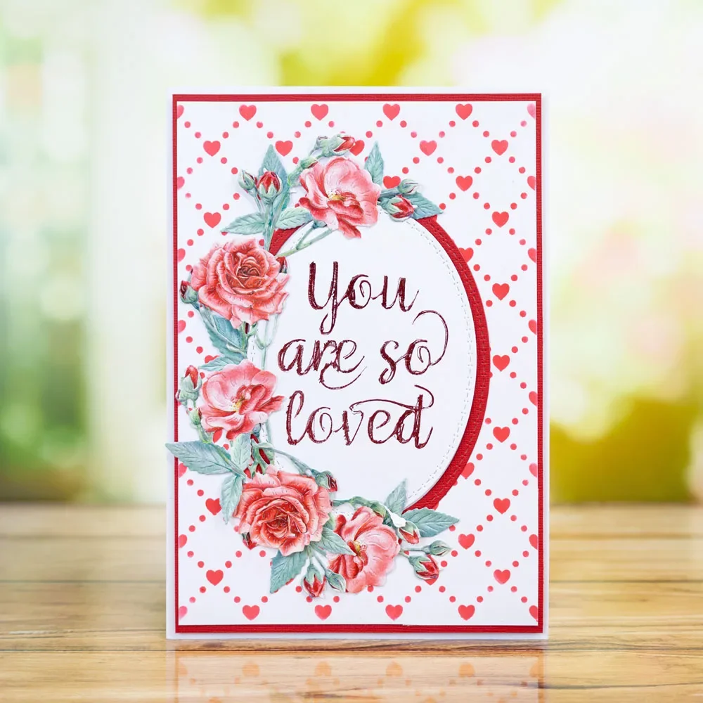 Дикий цветок месяца цветы розы металлические штампы штамп скрапбукинг украшение