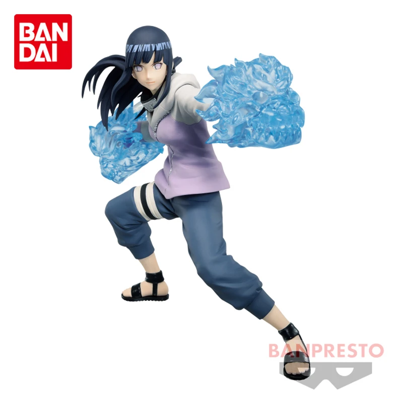 

16Cm Bandai Original BANPRESTO NARUTO Shippuden VIBRATION STARS HYŪGA HINATA Anime Action Figure Toys for Boys Kids Gifts