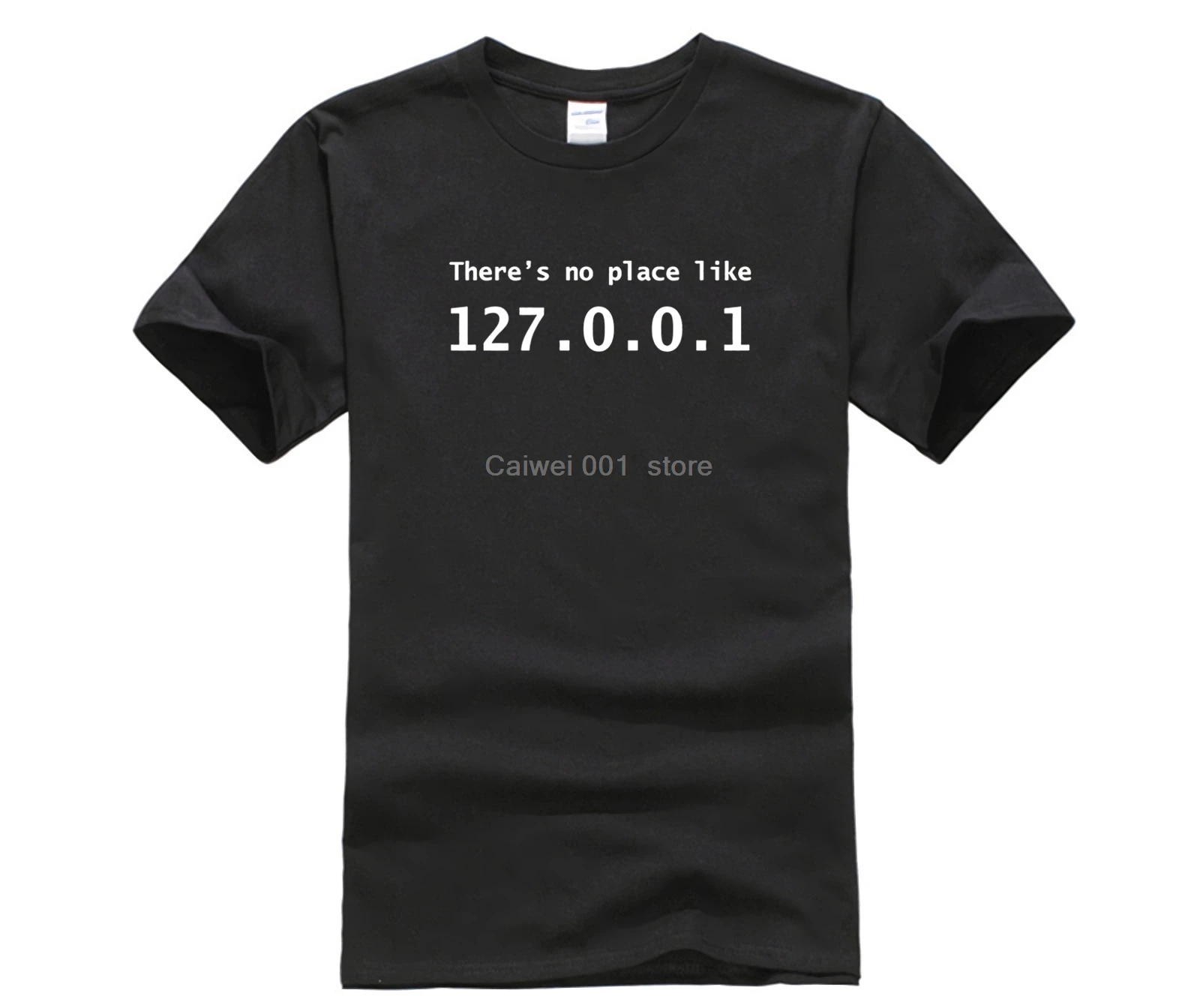 

Летняя мужская футболка с забавным IP-адресом, мужская летняя модная футболка с коротким рукавом без места, 127 хлопок, 2021