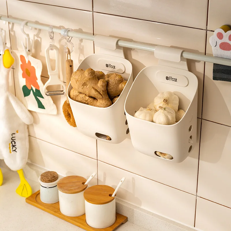 

Корзины для хранения фруктов и овощей без сверл, железная настенная подвесная кухонная утварь, гаджеты, стойка, телескопические подвесные к...