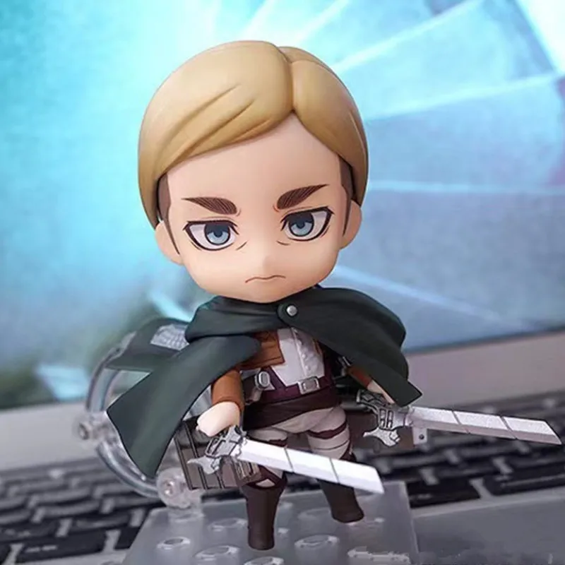

Anime Attack On Titan Erwin Smith Clay PVC Action Figure Collectible Model Doll Toy 10cm 775#