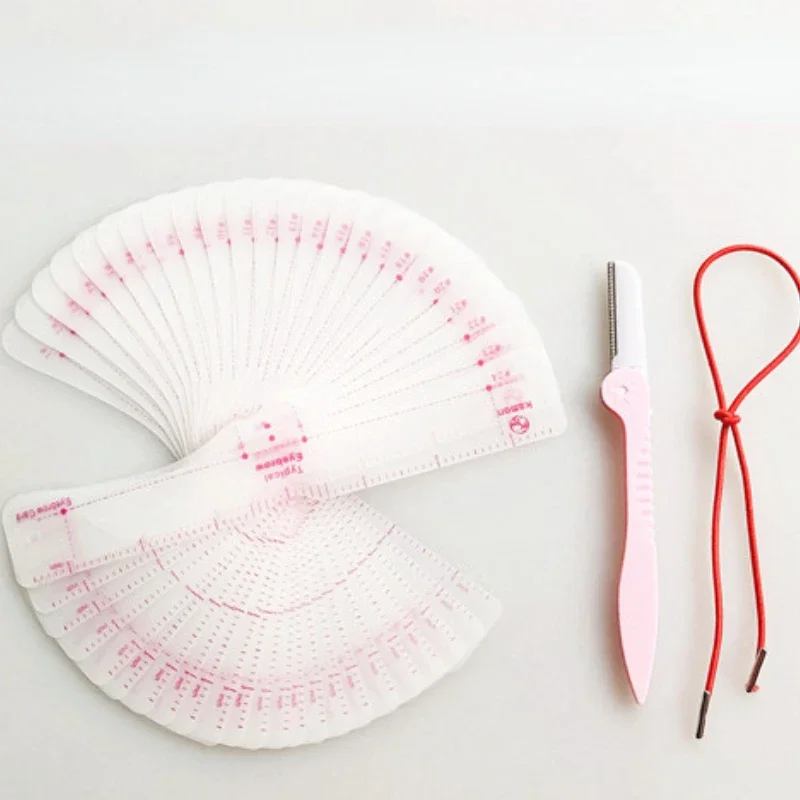 24 стиля/комплект трафарет для бровей многоразовый набор сделай сам руководство