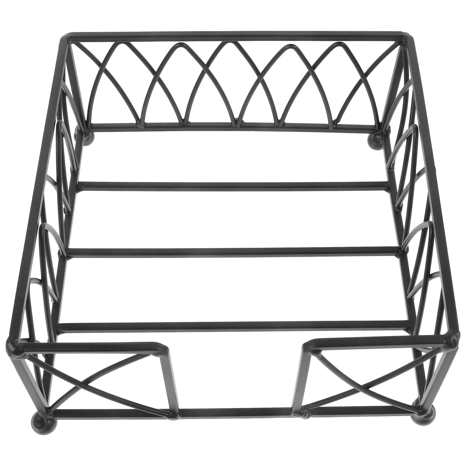 

Iron Paper Towel Holder Napkins Disposable Bathroom Stand Bar Storage Metal Organizer