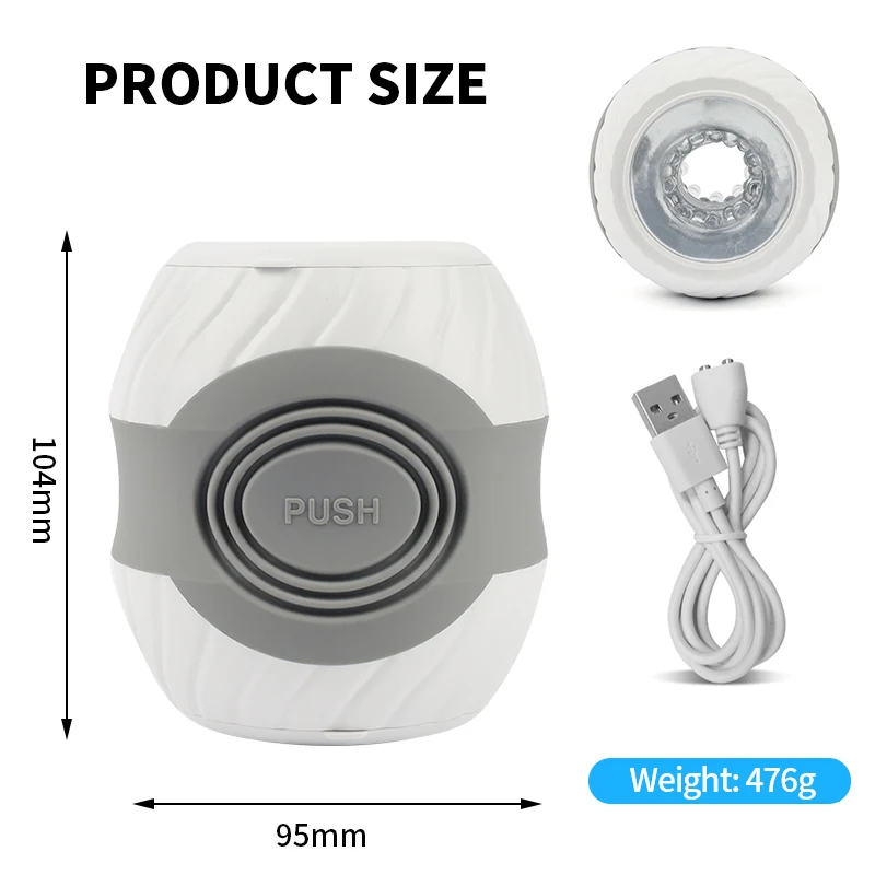 Автоматический Электрический поршень с вращающейся присоской мужской минет