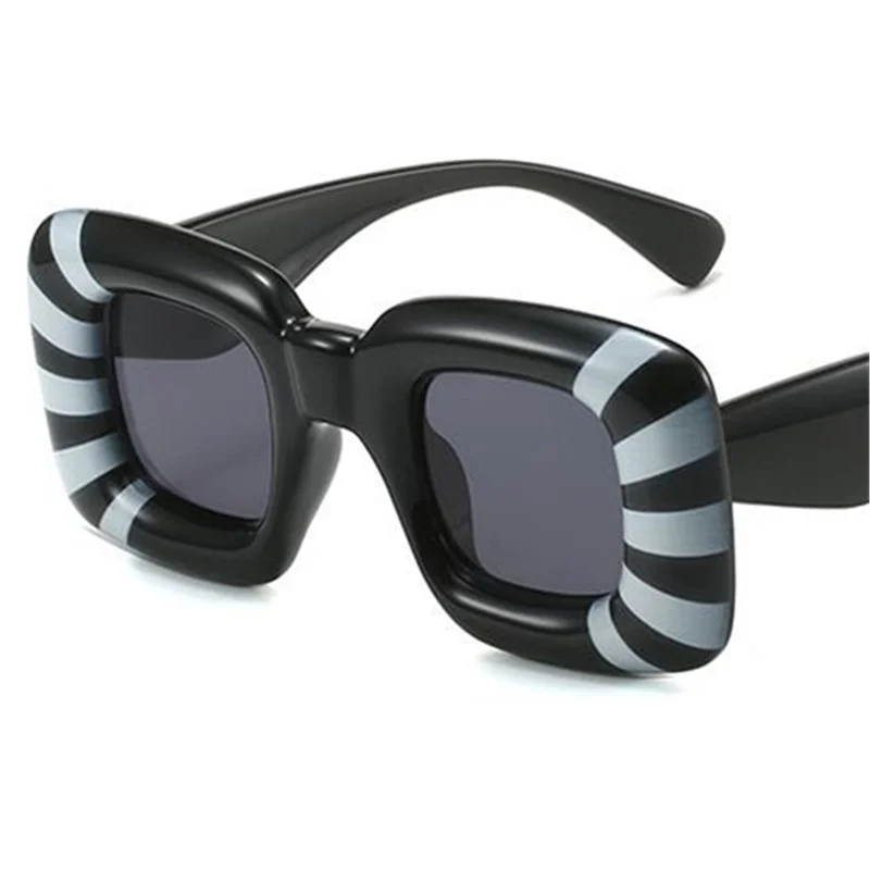 Модные солнцезащитные очки, персонализированные солнцезащитные очки унисекс, взрослые очки с защитой от УФ-лучей, очки оверсайз в оправе, квадратные декоративные очки