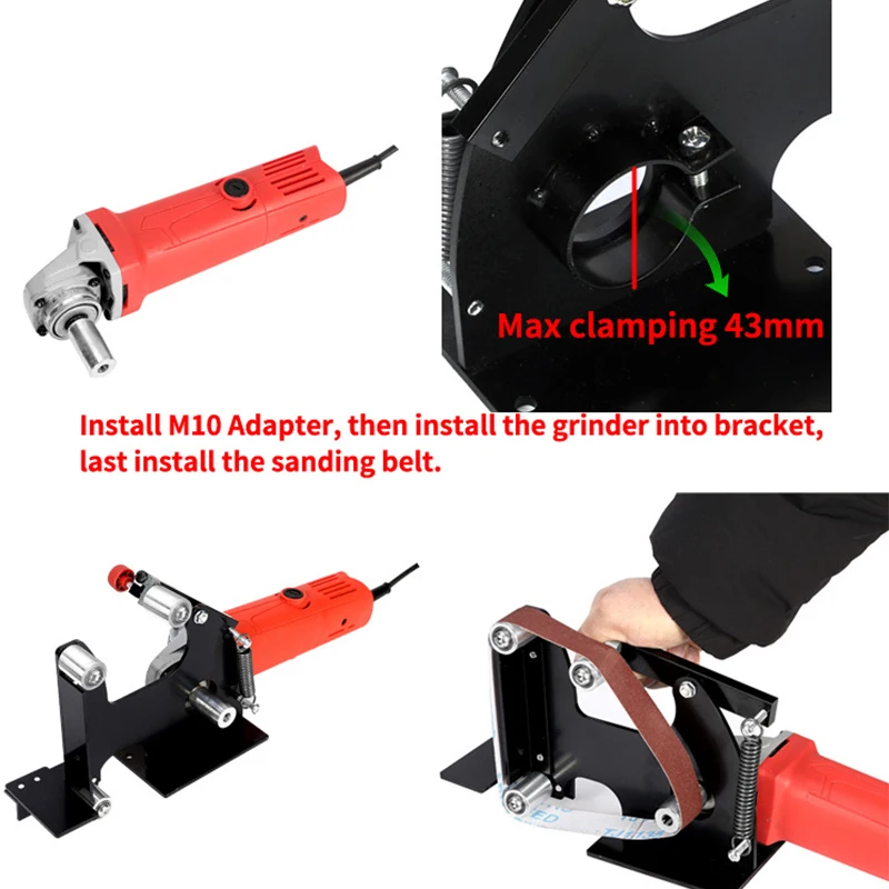 Электрический Железный угловой шлифовальный станок шлифовальная лента M10/M14