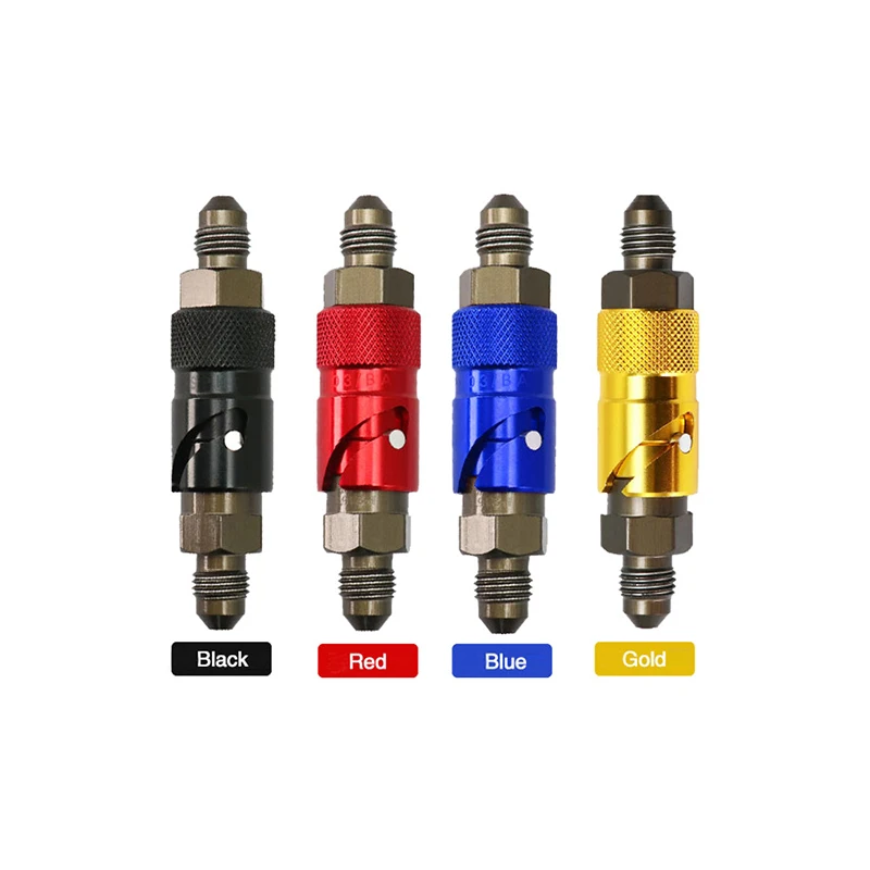 

AN3 Brake Fluid Quick Release Disconnect Connector Adapter Brake Hose Line Fitting Adapter Aluminum Accessories