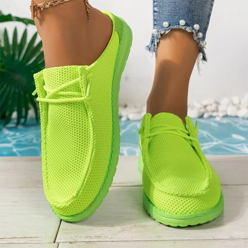 Женские сетчатые шлепанцы летняя повседневная обувь модные сандалии с ремешком