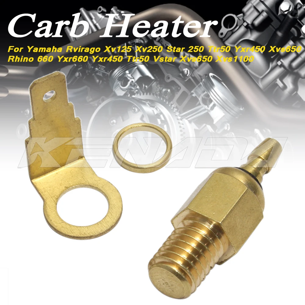 

Для Yamaha RVirago XV125 XV250 STAR 250 TTR50 YXR450 XVS650 Rhino 660 YXR660 YXR450 TTR50 карбюратор карбюраторный нагреватель ремонт в сборе