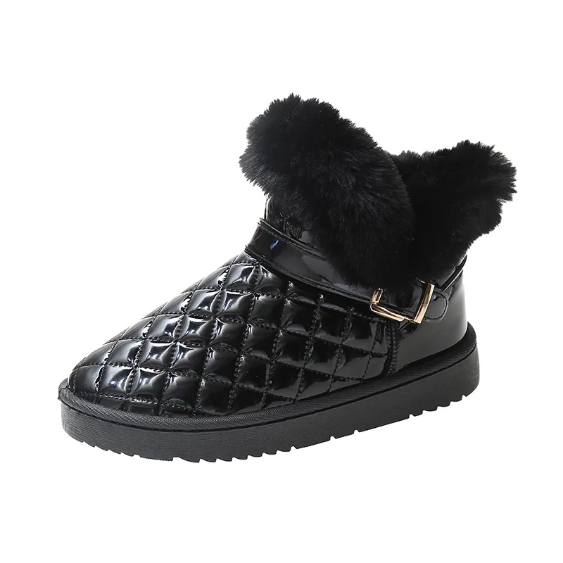 

Woman Shoes for Women 2021 Winter Boots Women Goth Boot Female Women's Shoe Ankle New Booties Platform Chelsea Padded Flat Snow
