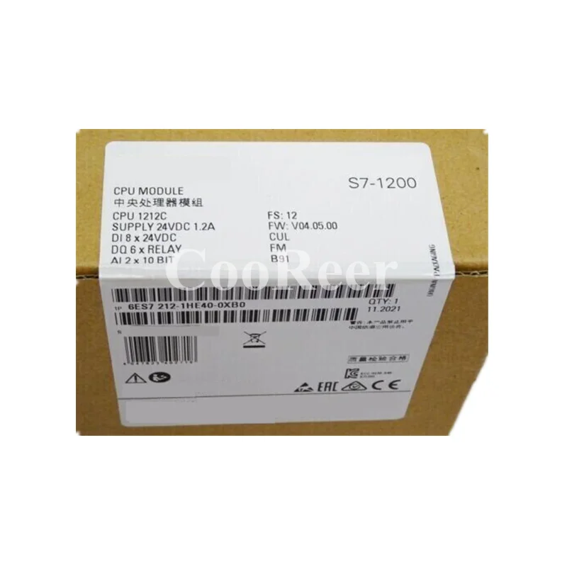 Модуль S7-1200 6ES7212-1BE40-0XB0 6ES7212-1HE40-0XB0 6ES7212-1AE40-0XB0 6ES7212-1HF40-0XB0 6ES7212-1AF40-0XB0 Совершенно новый