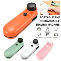 mini bag sealer usb charging handheld portable bag sealer 2 in 1 heat sealer and cutter for plastic bags%c2%a0food bag sealer machine