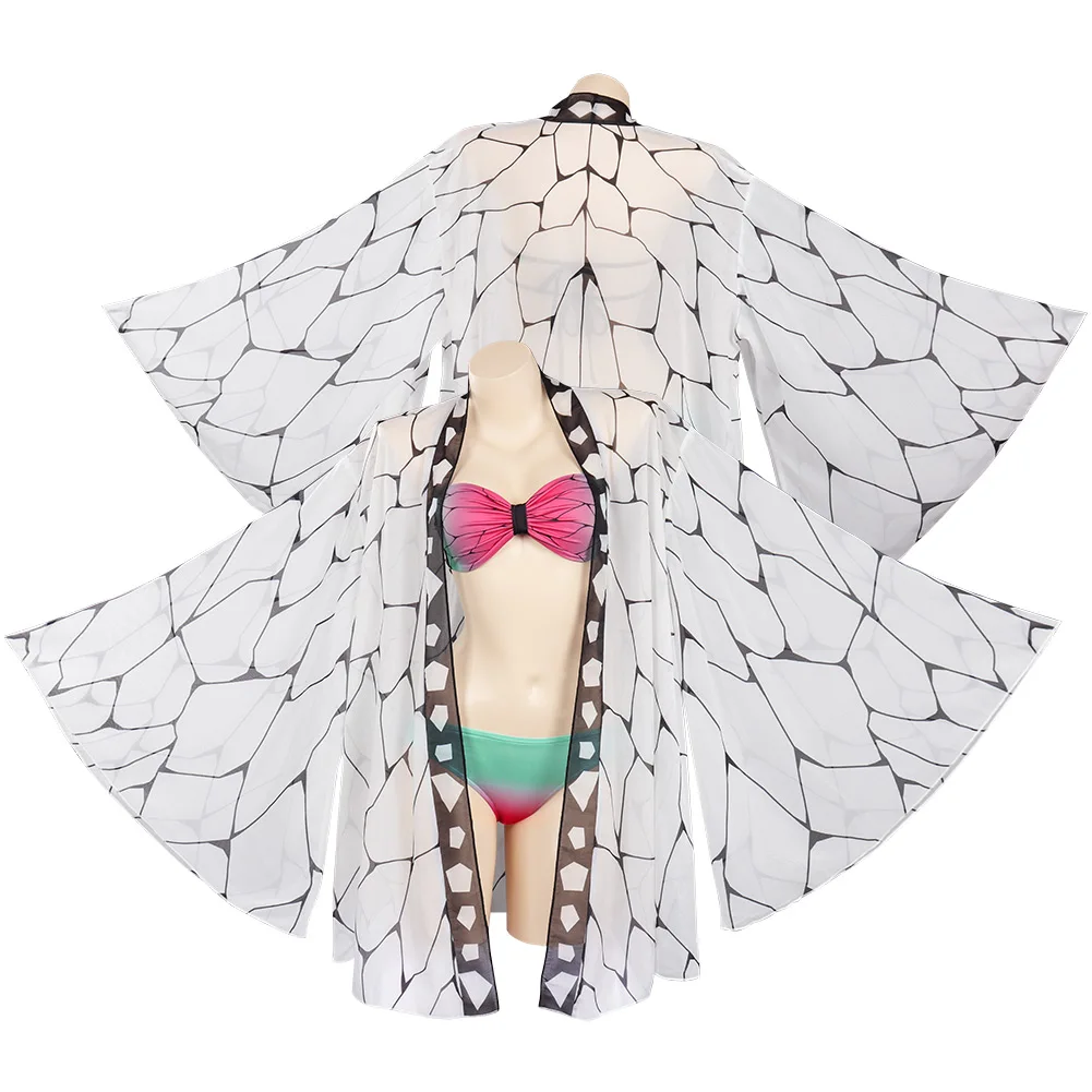 

Костюм для косплея из трех предметов: рассекающий демонов Kochou Shinobu