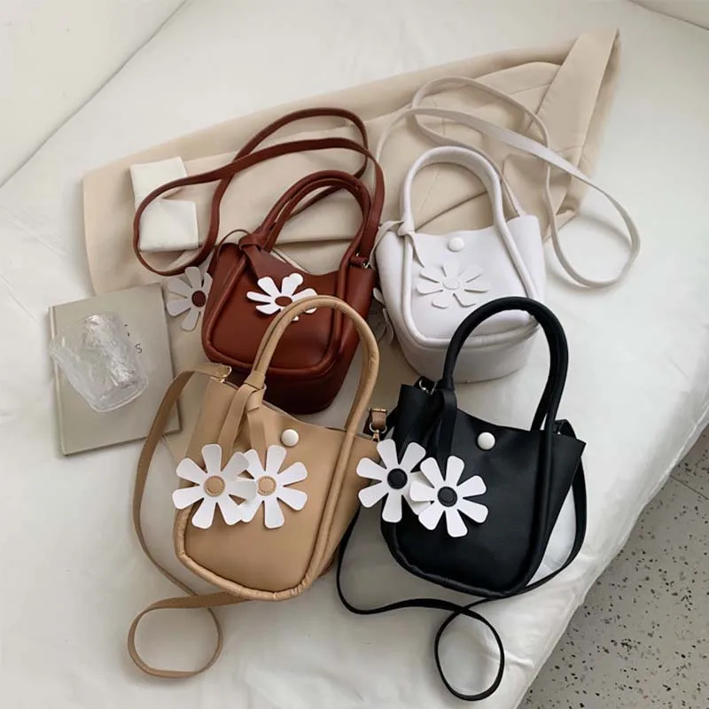 

New Handbag Solid Small PU Leather Crossbody Bags For Women Trend Handbag Female Causal Shoulder