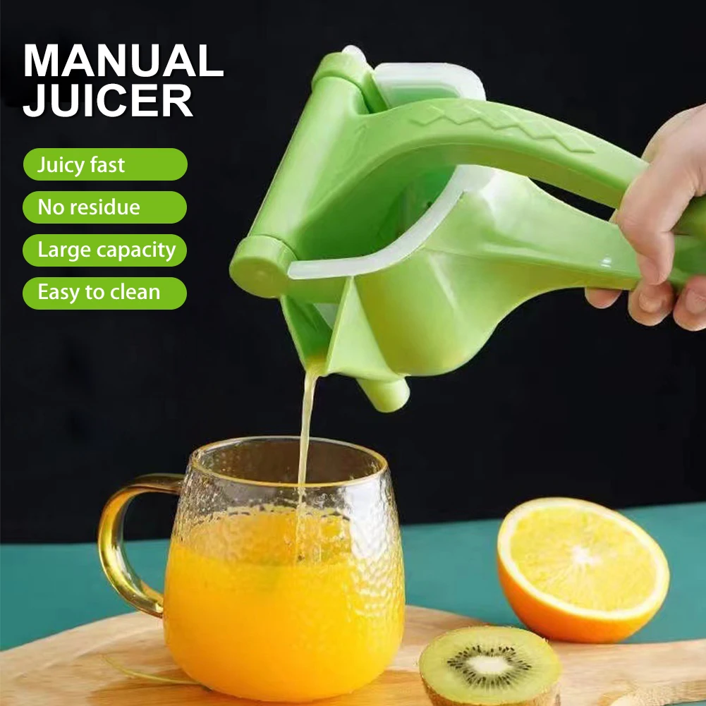

Manual Lemon Squeezer Plastic Hand Pressed Orange Fruit Juicer Handheld Non-electric Fruit Squeezer Home Kitchen Gadget