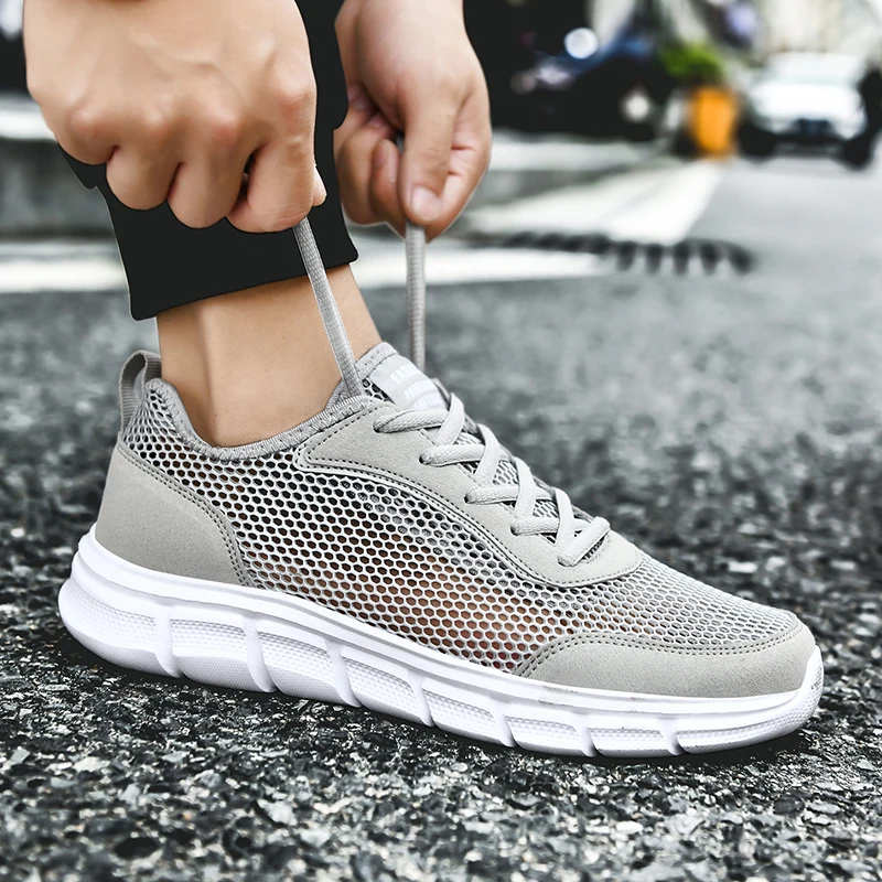 Men Sneakers Summer Mesh Casual Walking Shoes Breathable Unisex Casual Fashion Sports Shoes