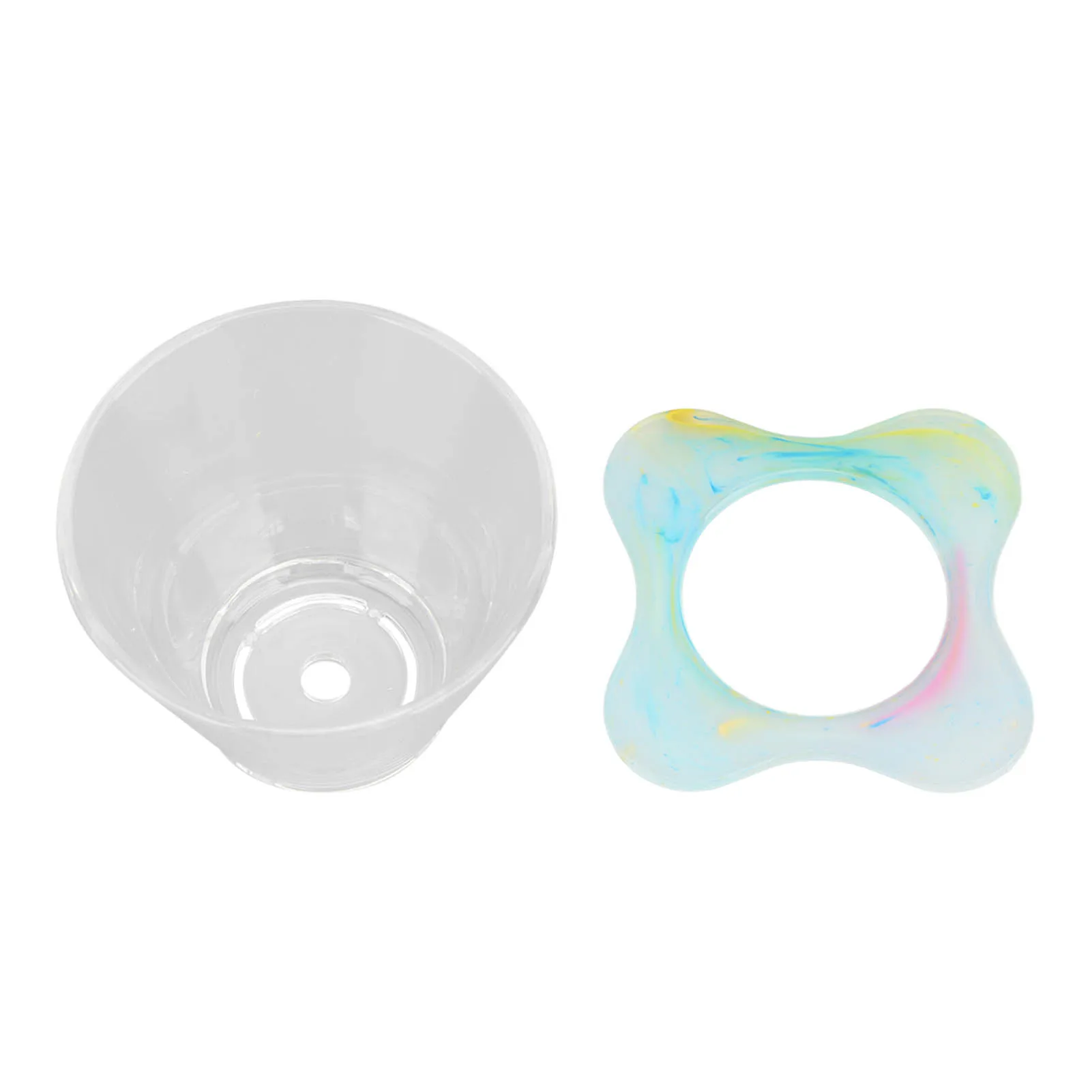 Чашка-фильтр для кофе Qiilu перманентная пластиковая конусообразная форма с