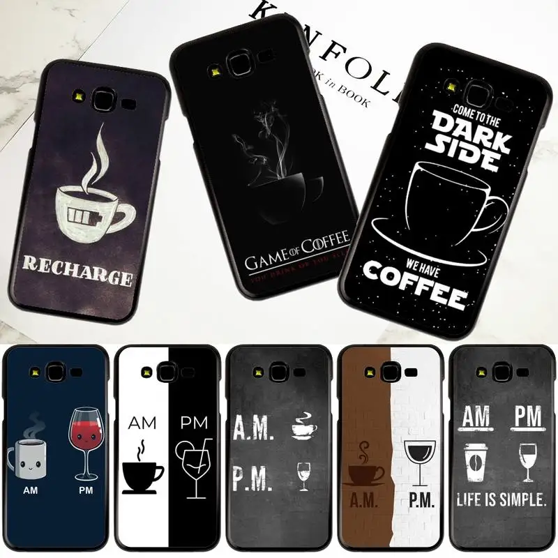 

AM PM Coffee Love With Heart Phone Case For Samsung Galaxy A51 A50 A71 A21s A31 A41 A10 A20 A70 A30 A22 A02s A13 A53 5G Cover