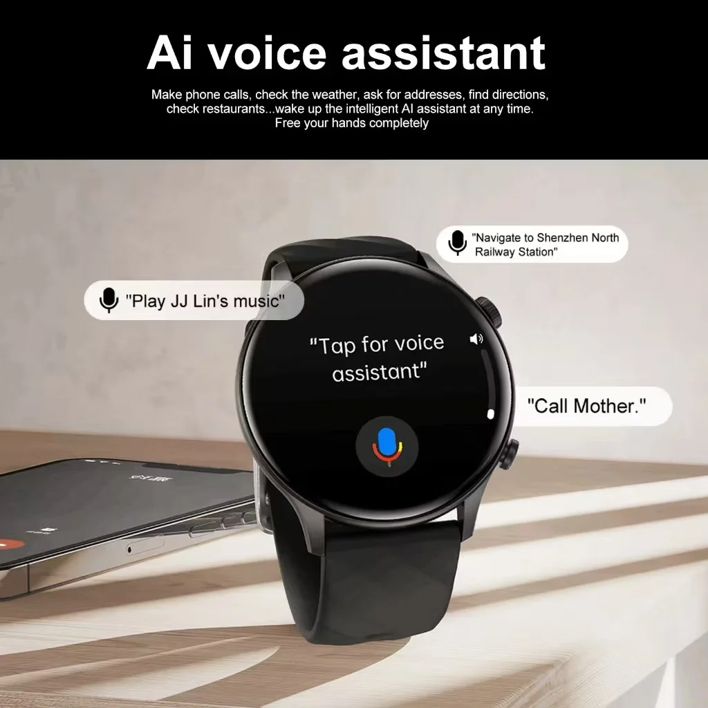 Умные часы ZW63 для Xiaomi OPPO Bluetooth Call Smartwatch