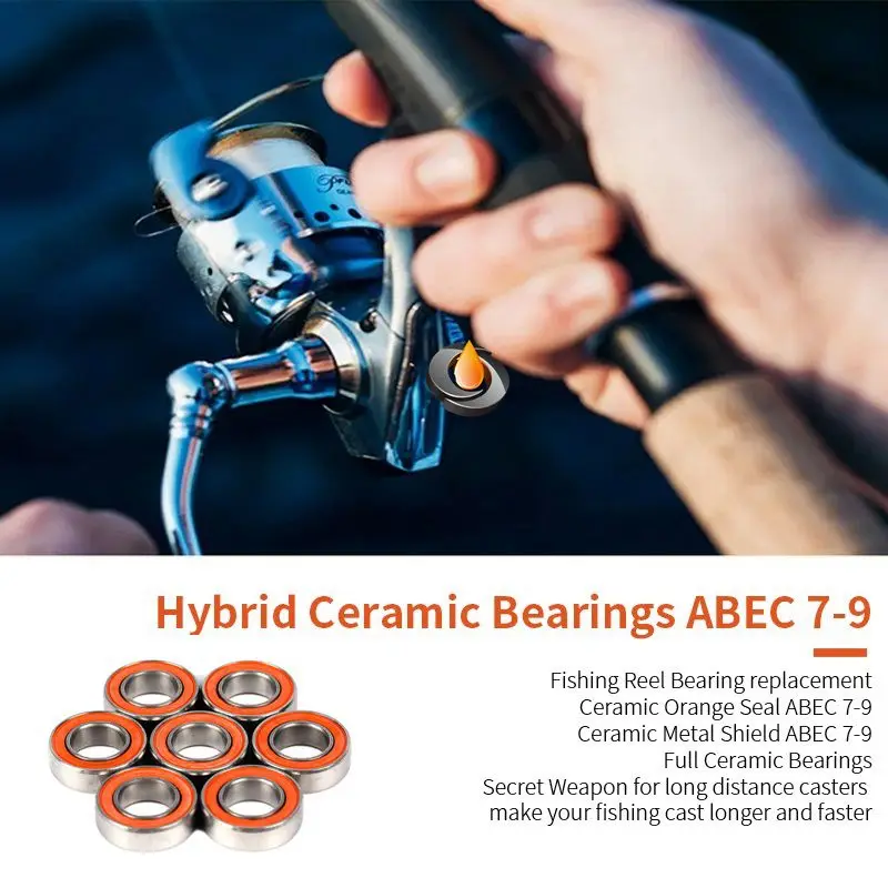 10Pcs MR104 4x10x4mm SMR104-2RS CB abec - 7нержавеющая сталь гибридные керамические подшипники