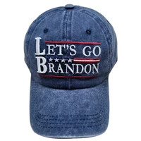 new american mocking biden lets go brandon baseball cap high quality washed cotton old hip hop hat