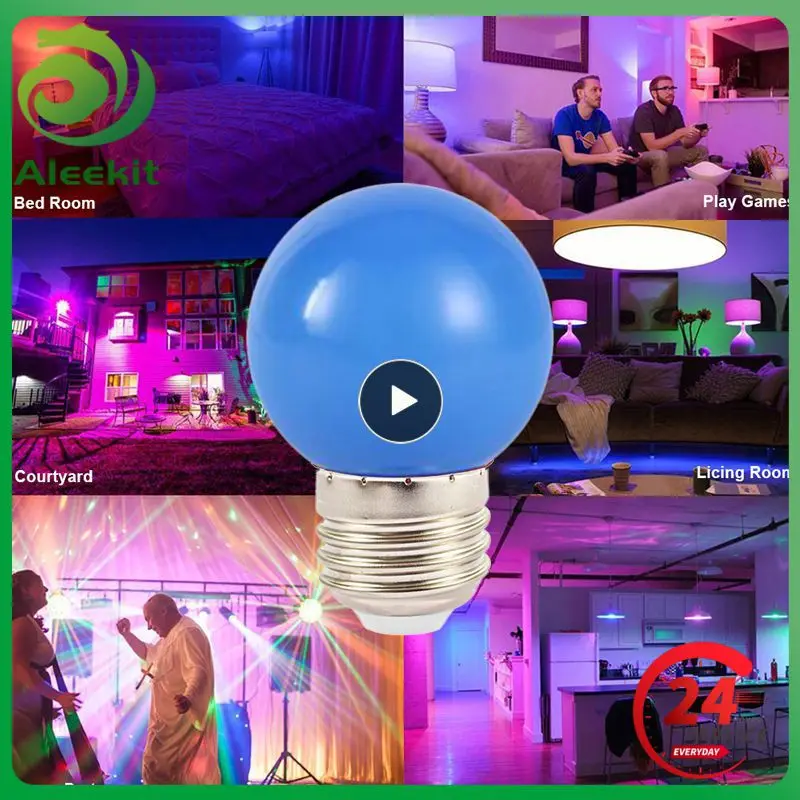 

Lampada LED Lamp Colorful Bombillas E27 220V LED Light SMD 2835 Lamparas Led Bulbs Colorful Bulb Light Flashlight LED