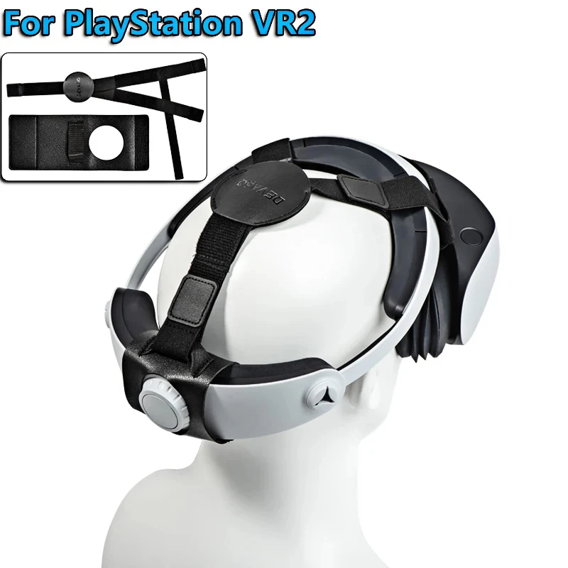 

VR Accessories Head Strap for Ps Vr2 Psvr2 3d Gaming and Videos Virtual Goggles Glasses Gift VR2 Adjustable Headband Bracket