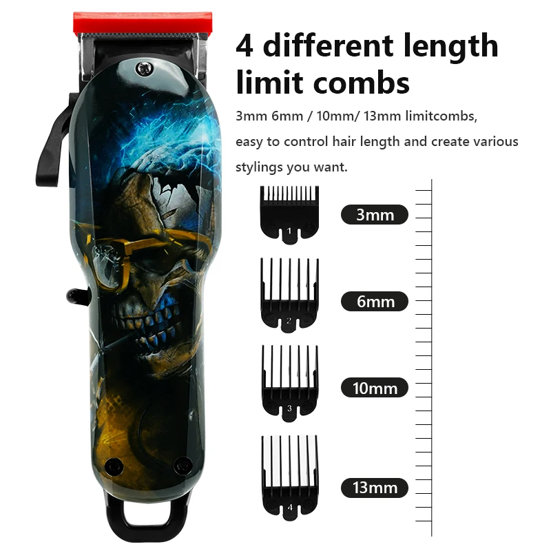 Беспроводной салонная машинка для стрижки волос профессиональный триммер
