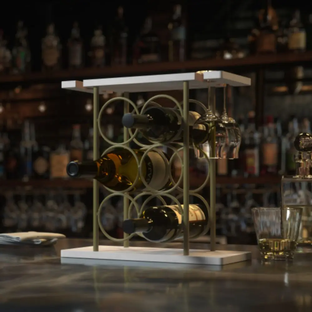 

WINE RACK Glod Frame