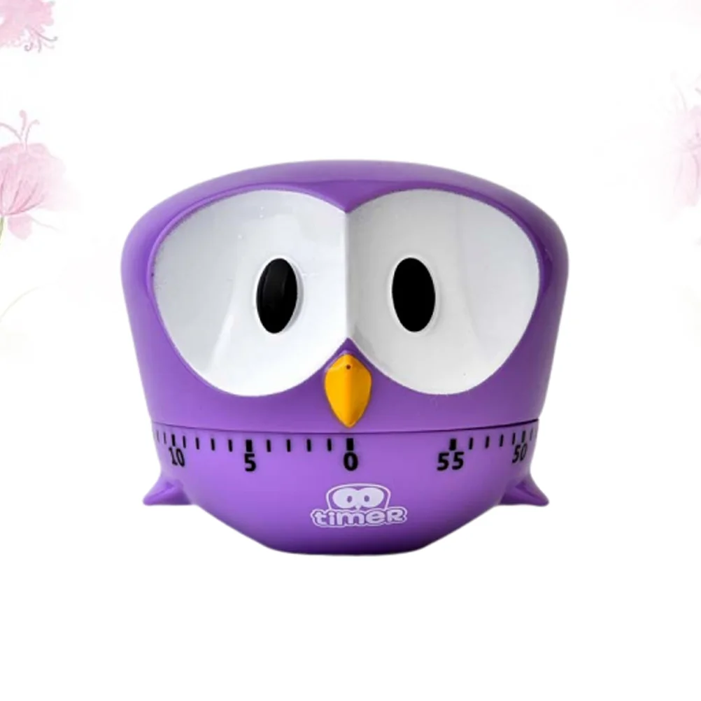 

Timer Cartoon Countdown Mechanical Minute Kitchen Owl Cute Reminder Animal Cooking Time Mini Clock Study Reading Egg