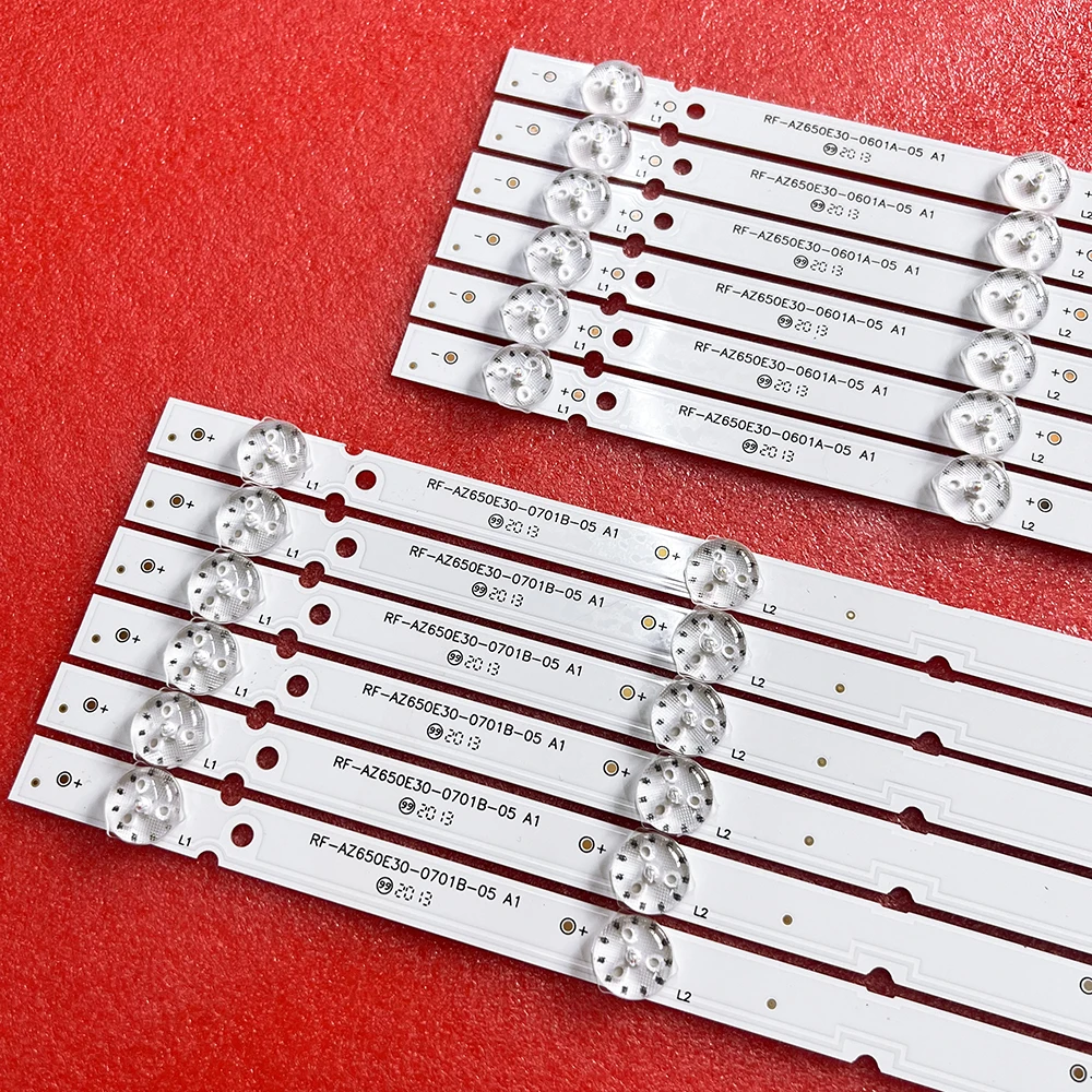 12 шт. светодиодная подсветка для MS-L2021-L RF-AZ650E30-0601A-05 A1 RF-AZ650E30-0701B 65PUH6188/96 65PUF6112/T3