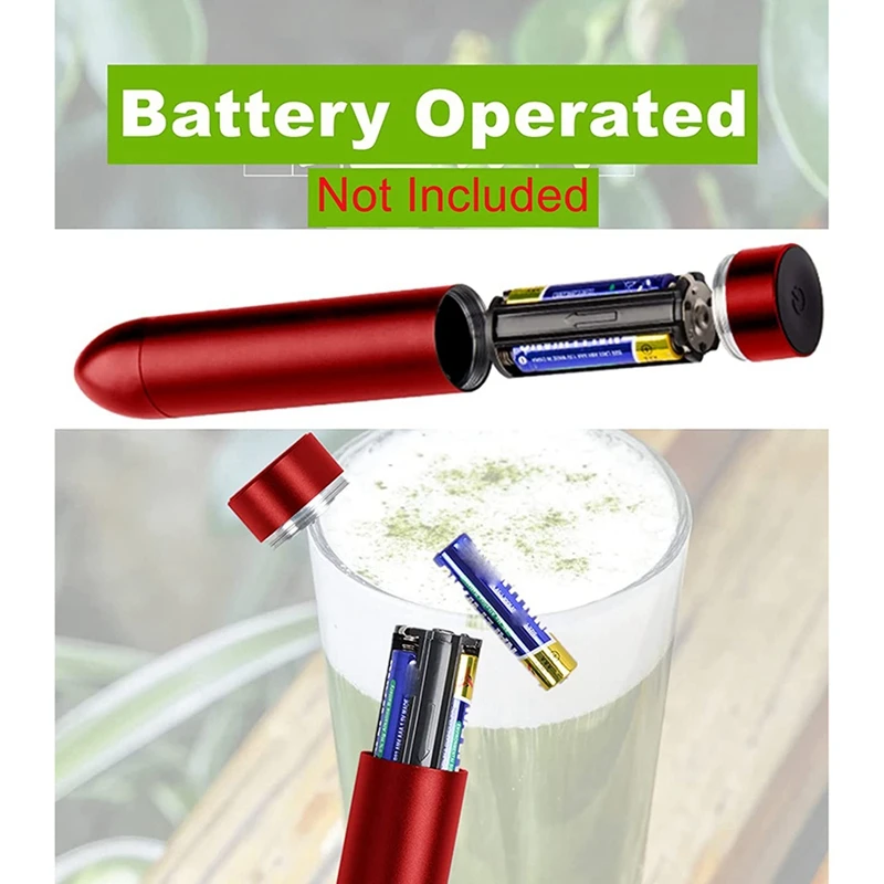 

Milk Frother/Matcha Whisk,Battery Operated Milk Frother Handheld For Matcha Lattes,Coffee Cappuccino Other Drinks