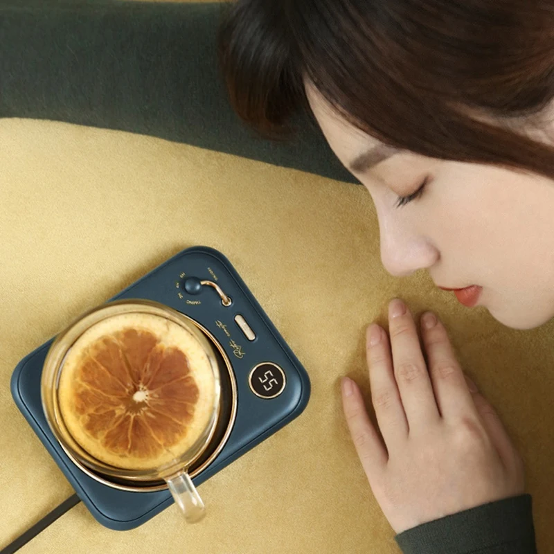 Акция! Подогреватель чашки кофе нагревательная подставка для офиса с постоянной