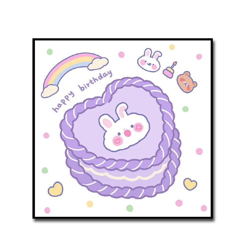 

00149Ann-Tulip diy Цифровая масляная живопись акриловая Цветочная живопись взрыв ручная работа пейзаж живопись