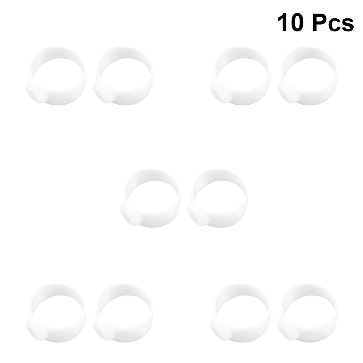 

5 Pair Toe Ring Magnetic Weight Loss Silicon Useful Toe Ring for Man