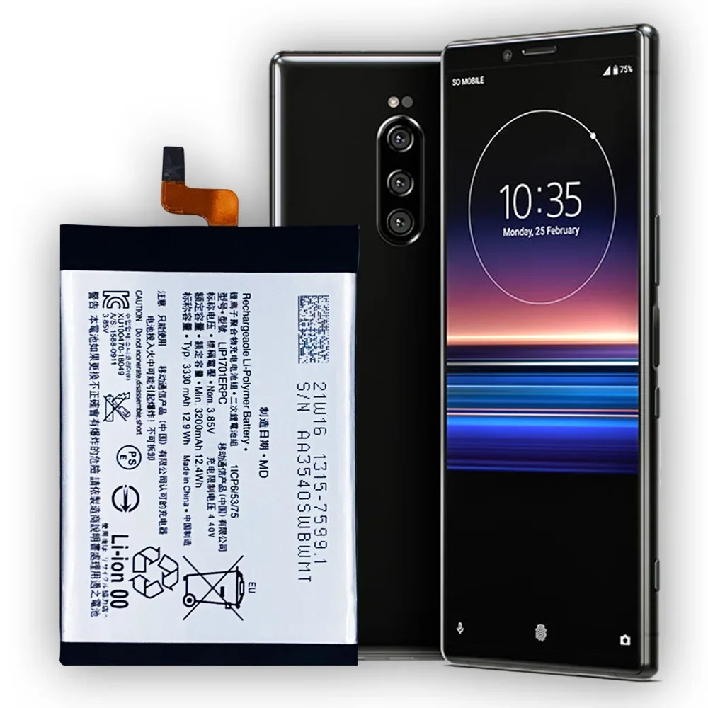 Новый аккумулятор для Sony Xperia 1 XZ4 J8110 J8170 J9110 J9150 SOV40 LIP1701ERPC 3330 мАч высокое качество