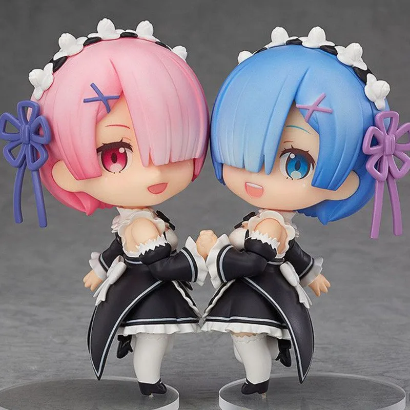 Rem Anime Figure Re:Life In A Different World From Zero Rem Figurine 663# Ram 732 Action Figures Collection Model Toys Gift
