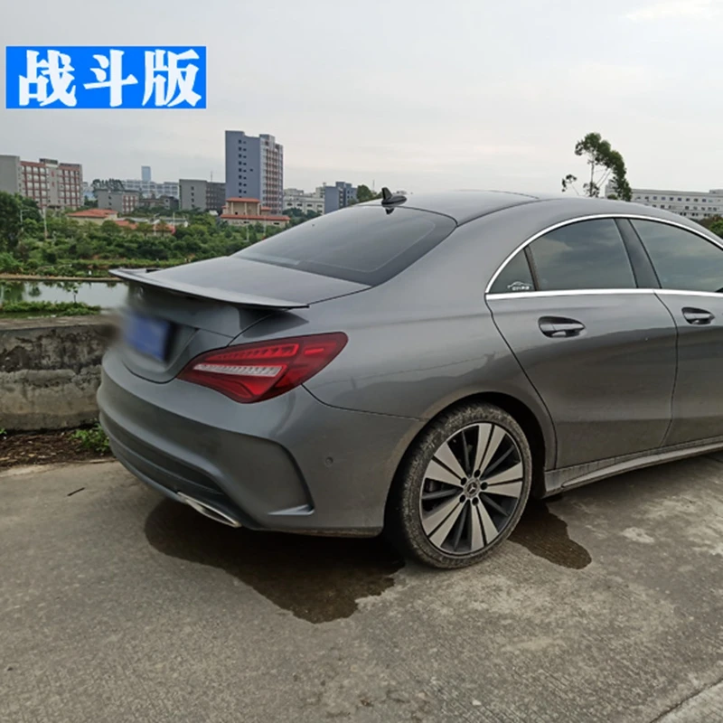 Спойлер для Benz CLA W117 2014 2015 2016 2017 2018 АБС-материал углеродное волокно внешний вид