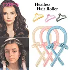 Плойка для завивки без нагрева шелковая лента для завивки волос мягкая лента для сна Плойка для завивки волос Инструменты для укладки волос