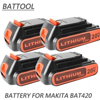 rechargeable 18v20v 3000mah li ion rechargeable battery replacement for black decker lb20 lbx20 lbxr20 power tools battery