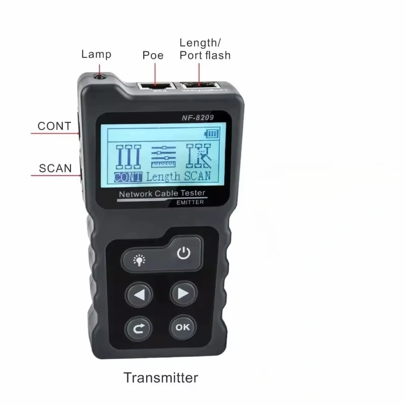 

NOYAFA NF-8209 Тестер кабеля RJ45