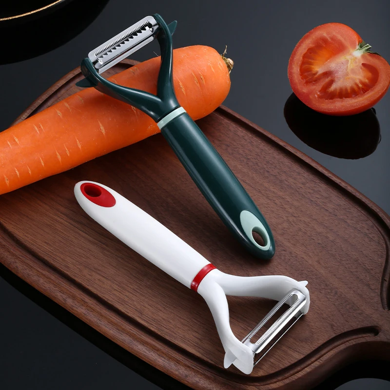 

Kitchen accessories peeler three piece set three in one wholesale fruit peeler multifunctional Apple stainless steel peeler
