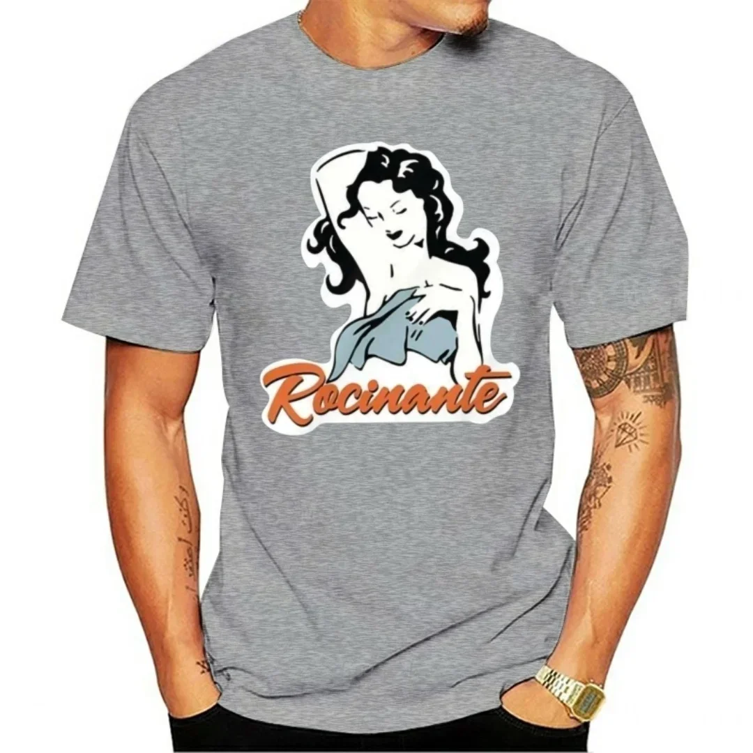 Футболка мужская с логотипом Rocinante тенниска из хлопка повседневная майка принтом