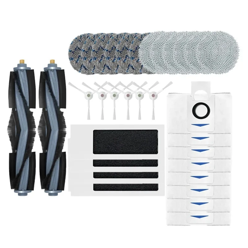 

Мешки для пыли с основным боковым напылением, Швабра, фильтр НЕРА, как показано на рисунке, пластиковые, Для Ecovacs Deebot T20 / T20 Max / T20 Pro, аксессуары