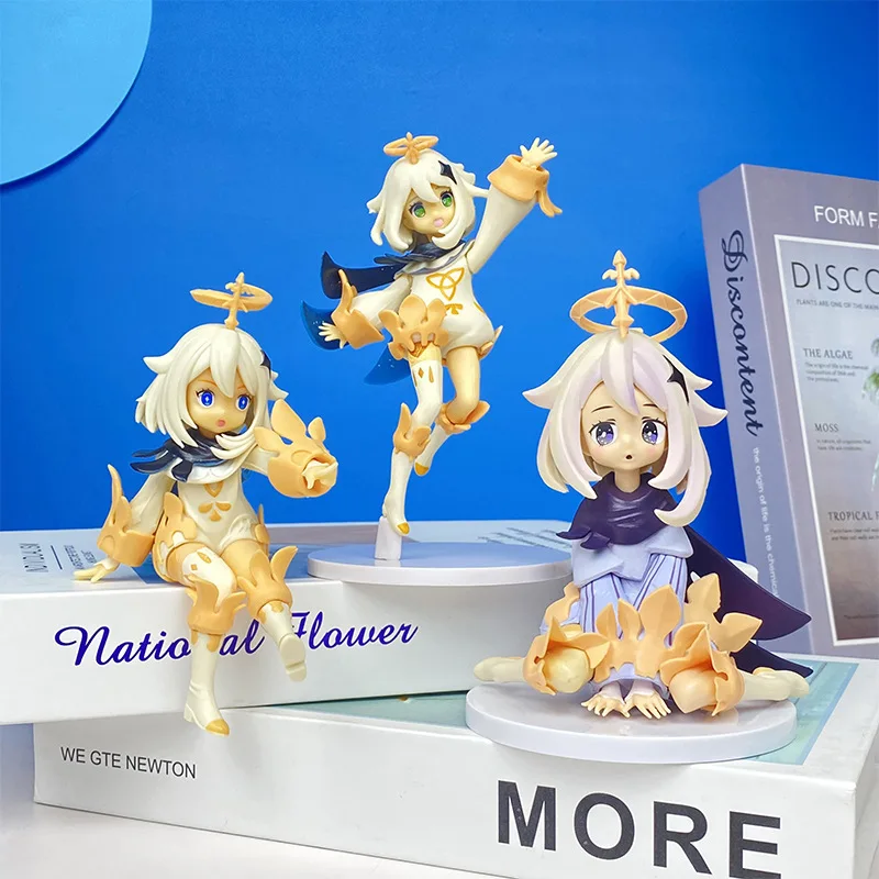 

Q Version Paimon One Piece Figurine Kawaii Two-Dimensional Decoration Collection Holiday Gifts, Anime Games, Peripheral Toys
