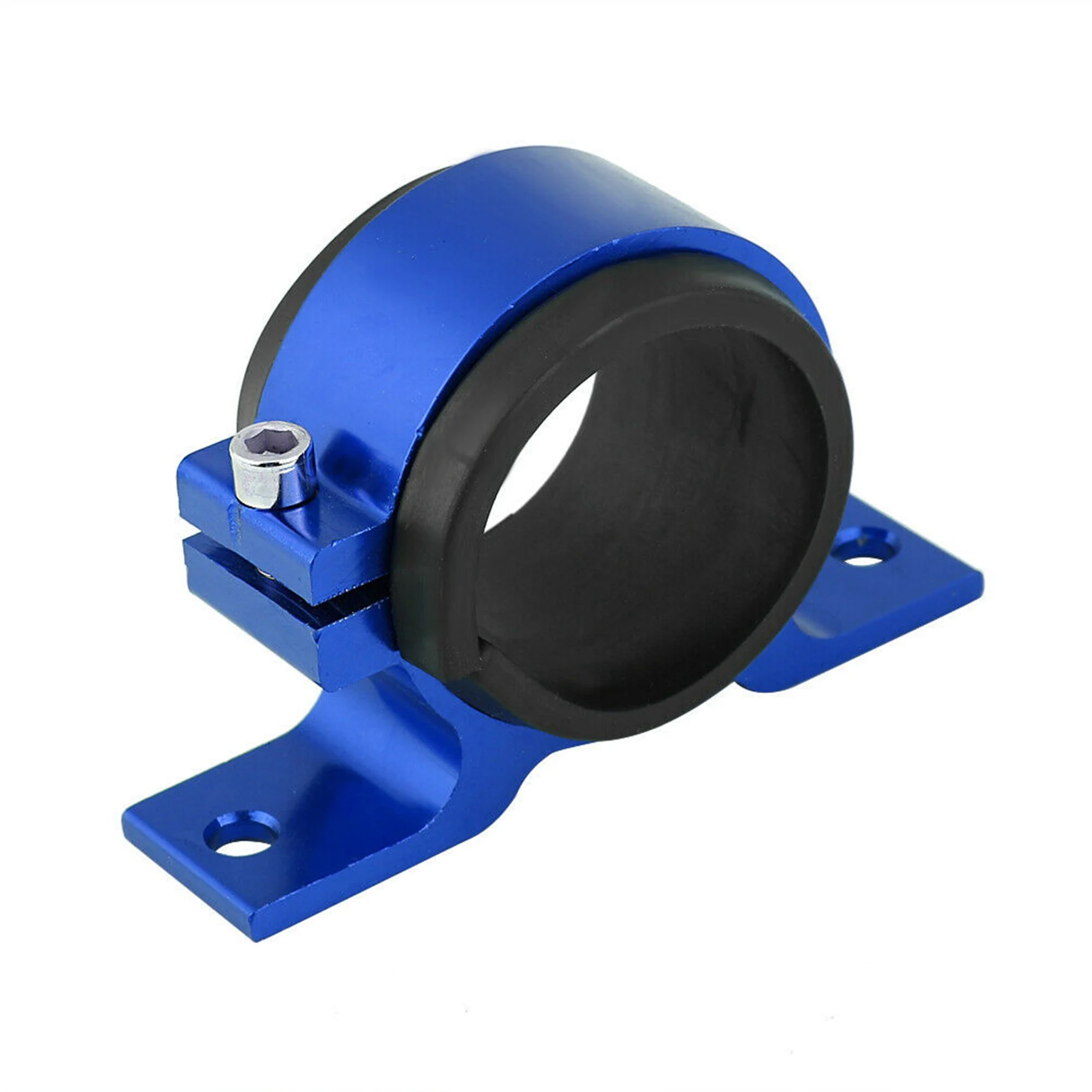 

50mm Car Oil/Fuel/Gas Pump Mounting Bracket Racing Fuel Pump Quick Mounting Bracket Blue